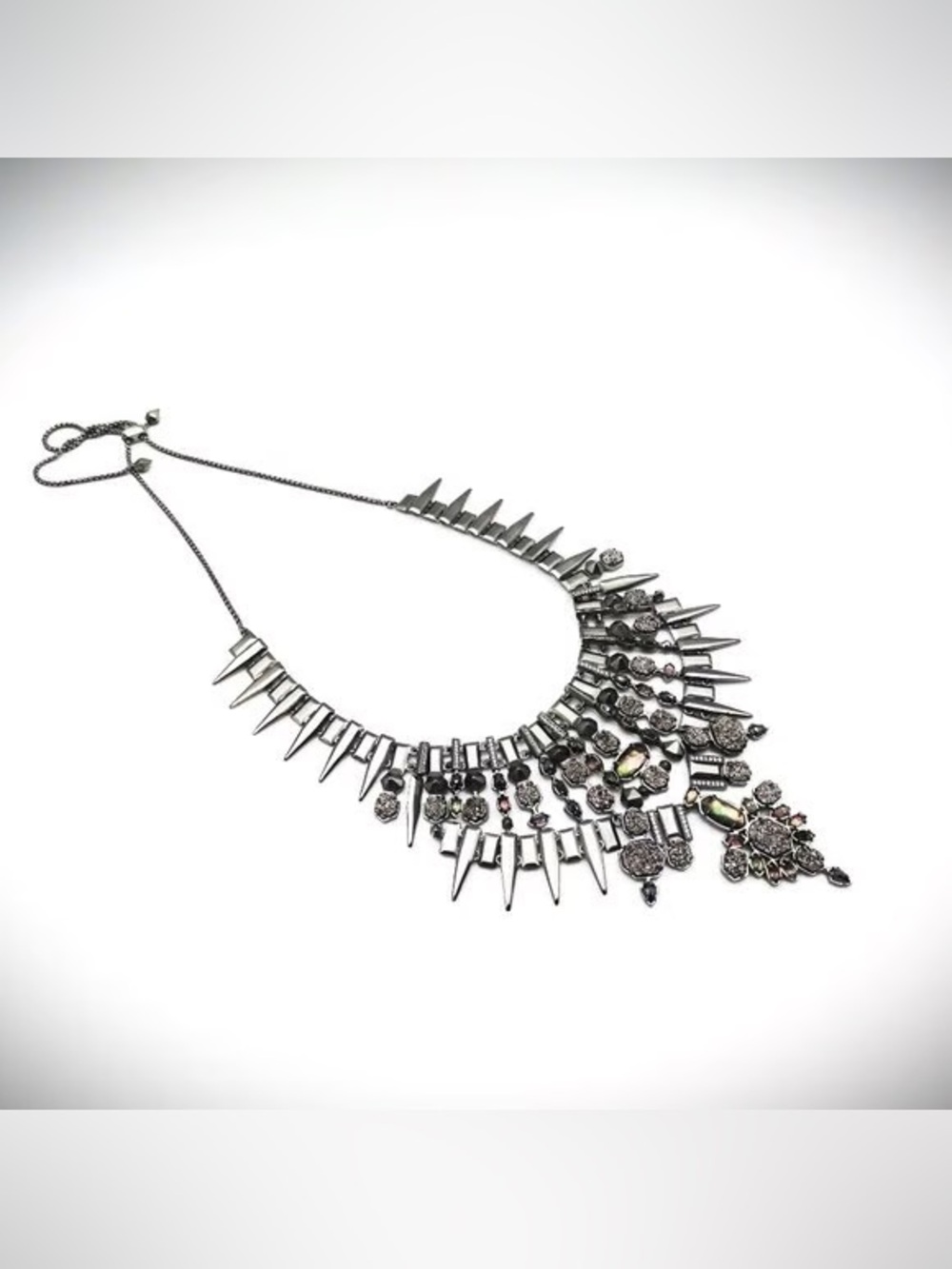 Kendra Scott Seraphina Druzy Statement Necklace - Picture 6 of 6